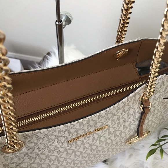 Last one✨Michael Kors jet set large chain tote - Picture 5 of 8